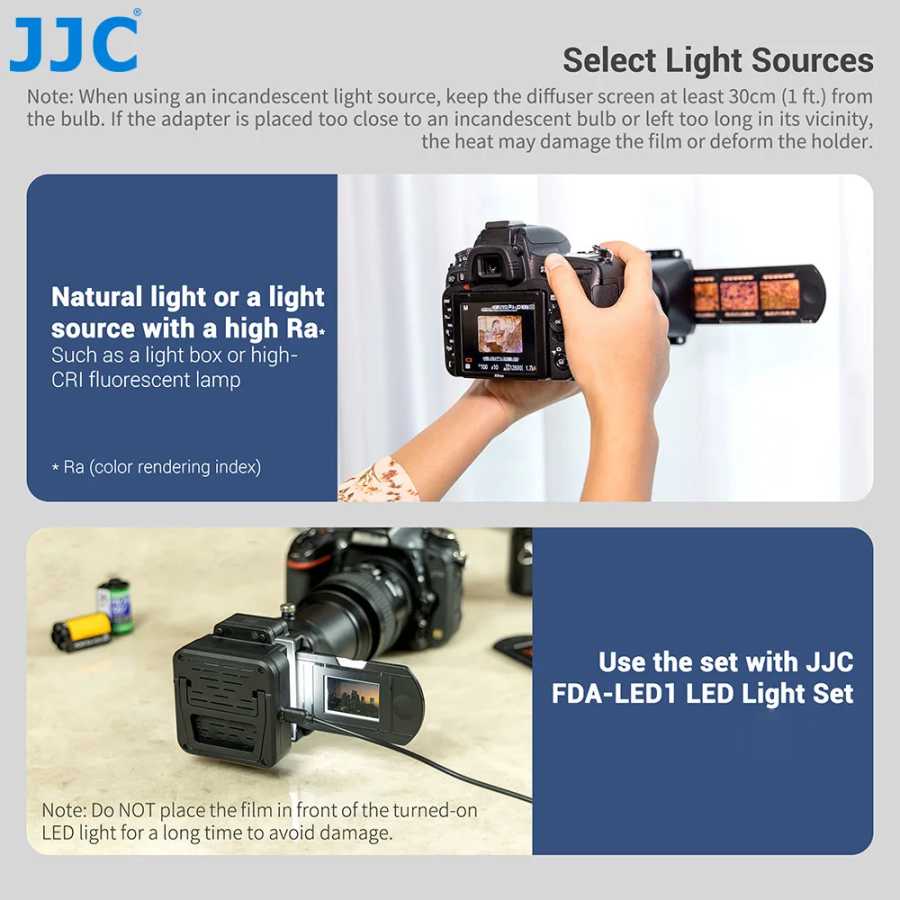 Фотография №5 товара Адаптер для цифровизации пленки JJC FDA-S1 35 мм и сканер