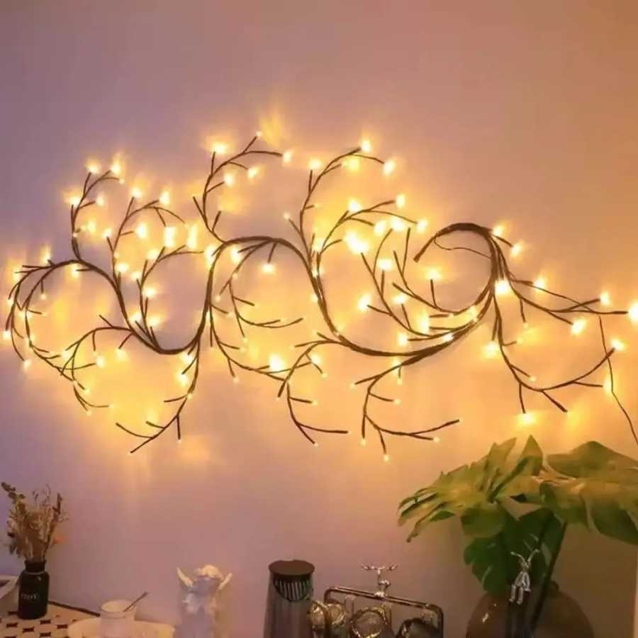 Фотография №1 товара Светодиодные декоративные гирлянды-ветви 48/72/96 LED, USB-питание, гибкие, для помещений, 8