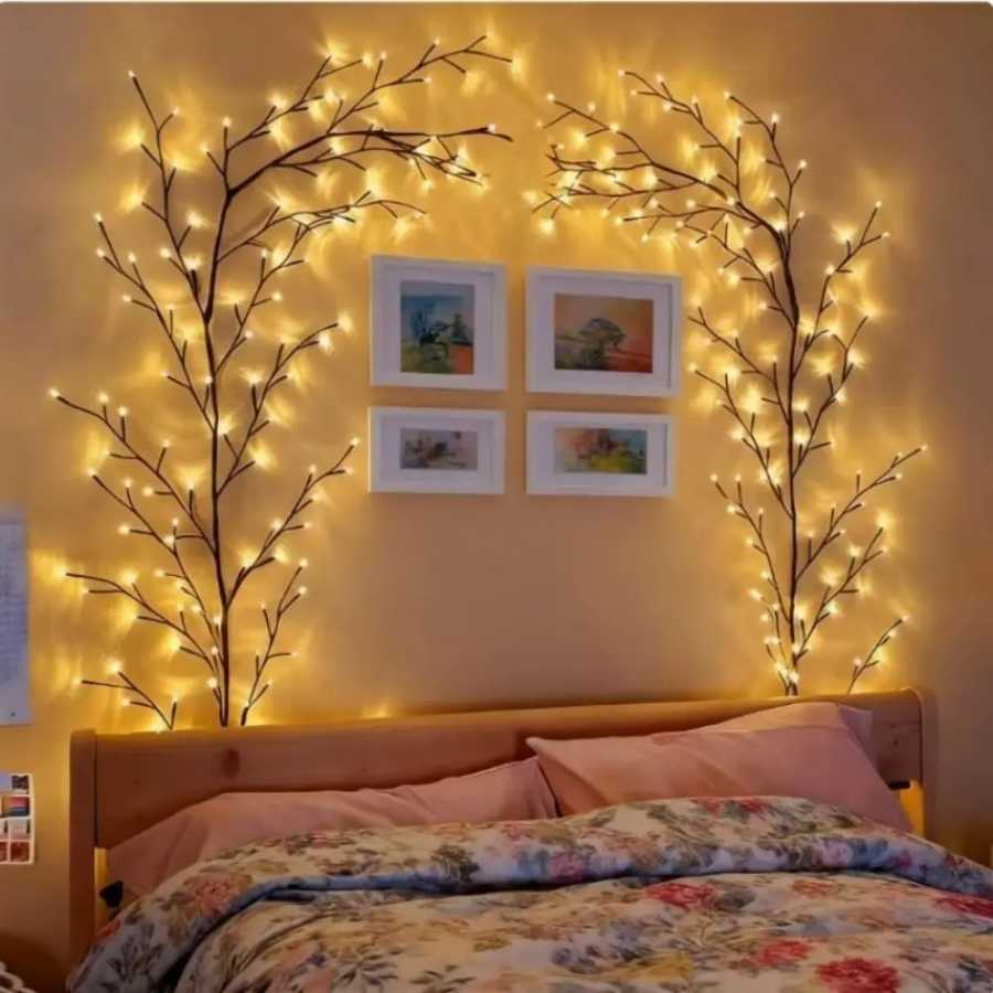 Фотография №2 товара Светодиодные декоративные гирлянды-ветви 48/72/96 LED, USB-питание, гибкие, для помещений, 8
