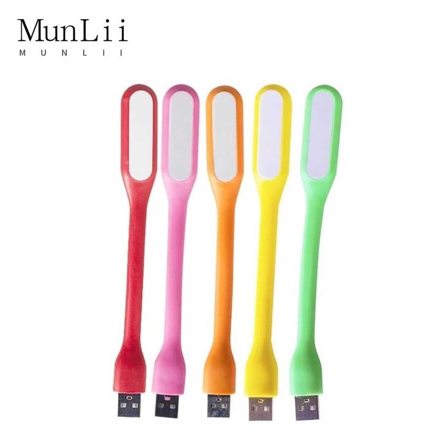 MunLii USB 5V светодиодная лампа для чтения мини-книга складная ночная лампа для кемпинга настольные лампы для Power Bank ПК ноутбук ноутбук Внутреннее освещение