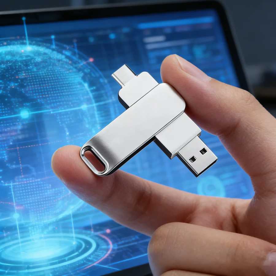 Фотография №5 товара USB-флеш-накопитель Lenovo USB3.2, 512 ГБ, OTG, высокоскоростной, Type-C, реальная емкость,