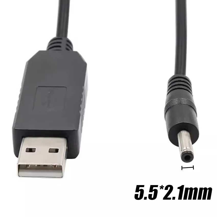 1 шт. 1 м Wi-Fi-кабель Powerbank, разъем постоянного тока от 5 В до 12 В, USB-кабель, повышающий преобразователь, повышающий шнур для Wi-Fi маршрутизатора, модема, вентилятор, динамик Электрика