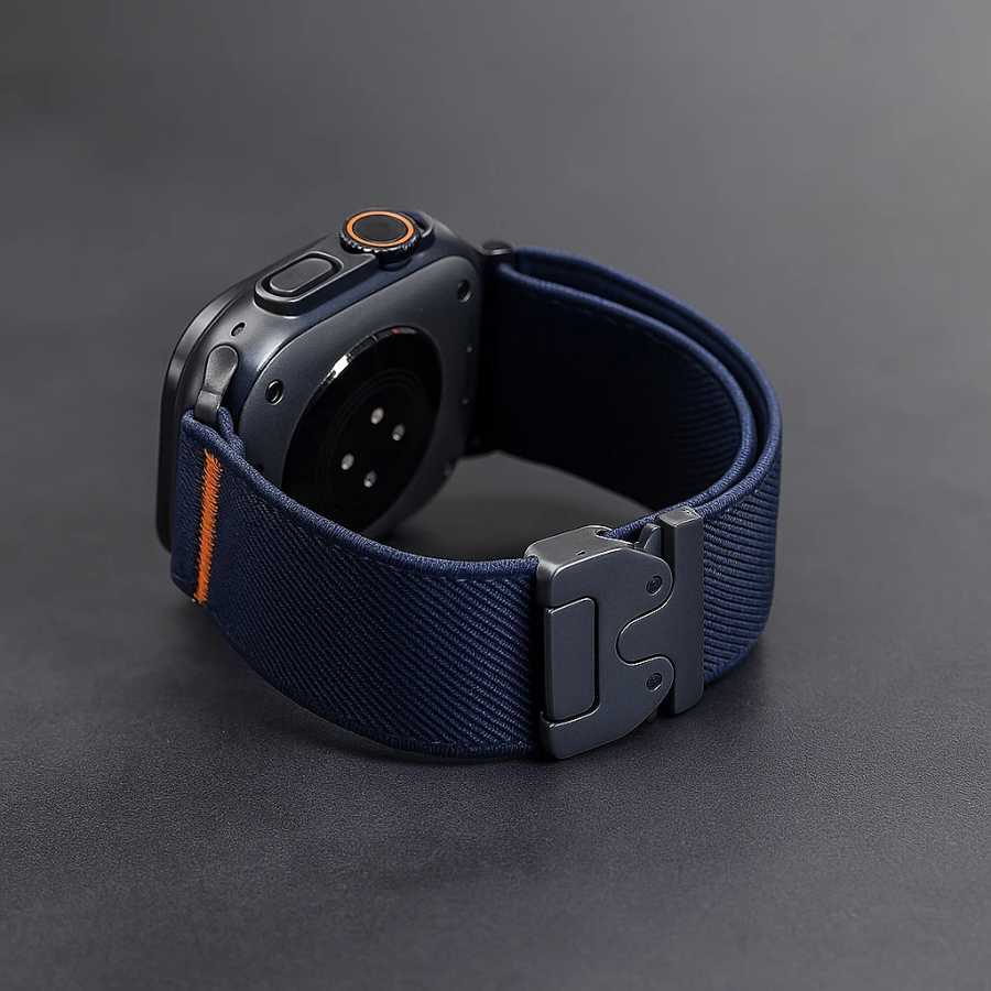 Парашютный ремешок для Apple Watch 10, ремешок 40 мм, 44 мм, 46 мм, 49 мм, 45 мм, 41 мм, нейлоновые браслеты IWatch correa Series 11 9 8 7 SE ultra2 3 Аксессуары для часов