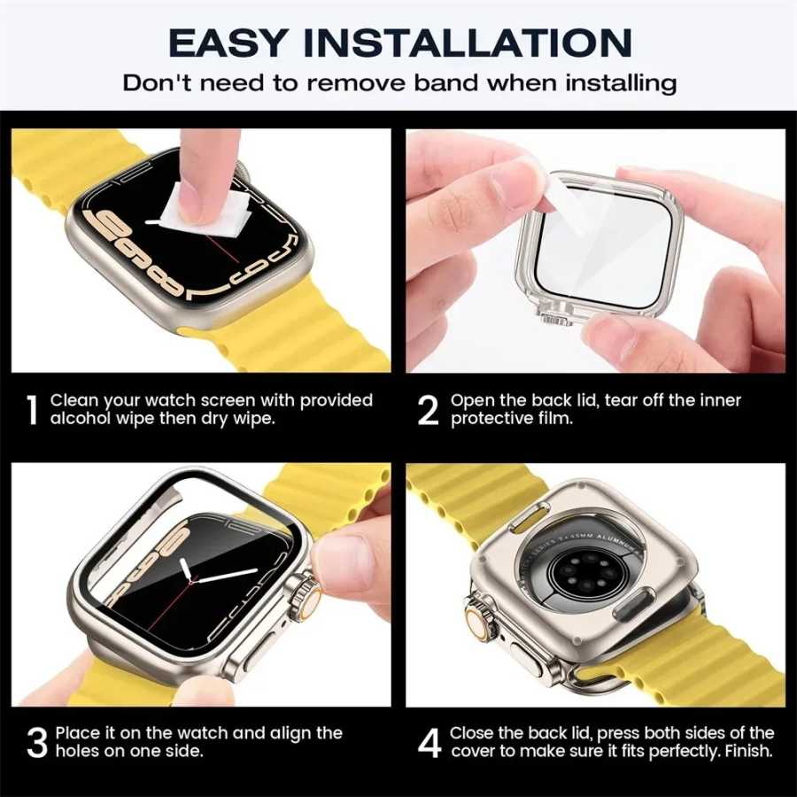 Фотография №2 товара Защитная пленка для экрана Apple Watch Case 46 мм, 45