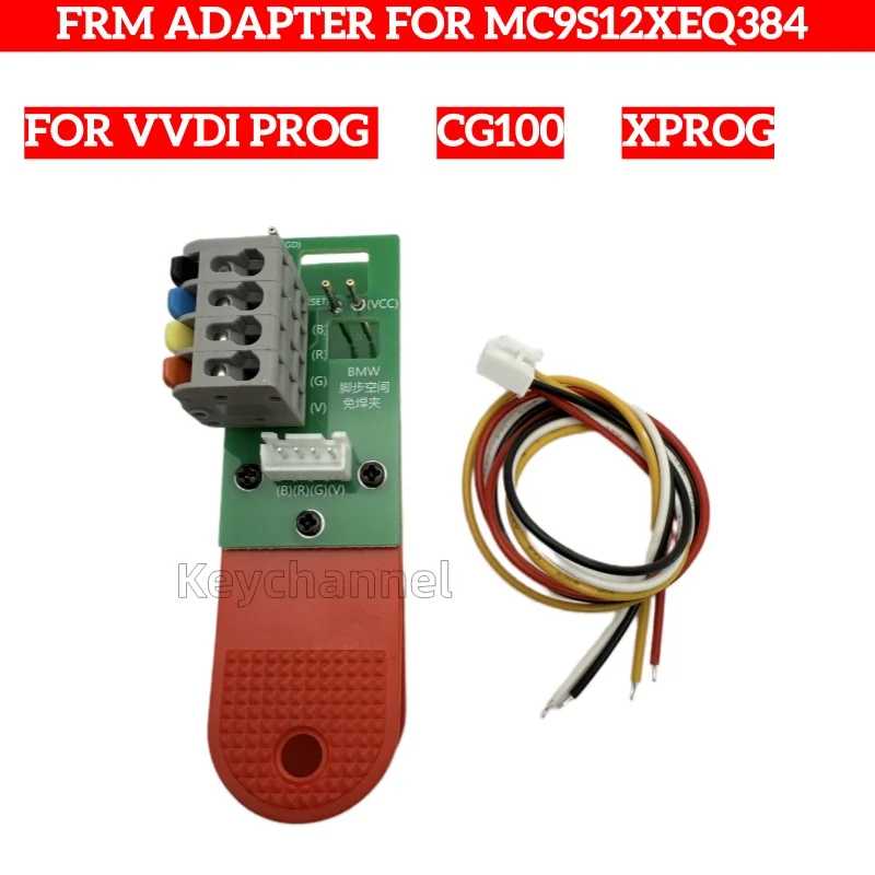 Адаптер FRM Бесварной адаптер FRM MC9S12XEQ384 Адаптер FRM MC9S12XEQ384 для BMW 3 5 серии X5/X6 E70 E92 E93 Mini для CG100 VVDI PROG XPROG Стартеры