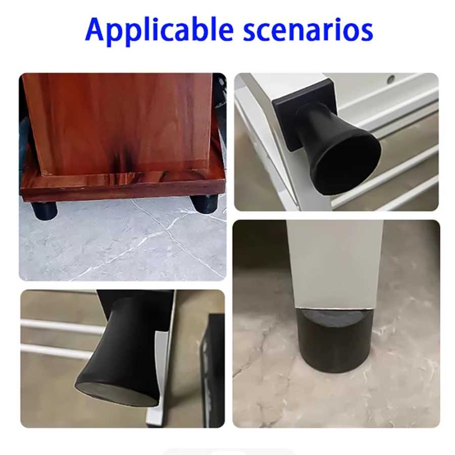 Фотография №5 товара 2-20 шт. резиновая регулируемая подставка для ног M6 M8 M10