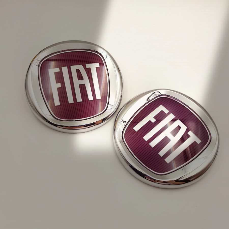 1 шт., 95 мм, 100 мм, 9,5 см, 10 см, логотип Fiat, передняя и задняя эмблема для 500 Panda Punto Grande Punto Doblo Ducato Bravo Tipo 595 600 Детали экстерьера