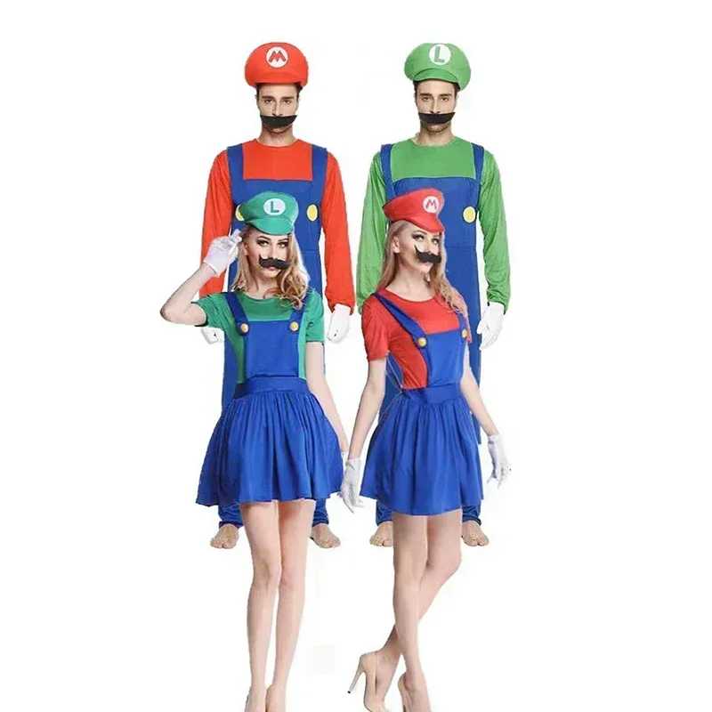 Фотография №2 товара Костюм для косплея Game Bros Super Luigi Brothers: Забавный аниме-комбинезон