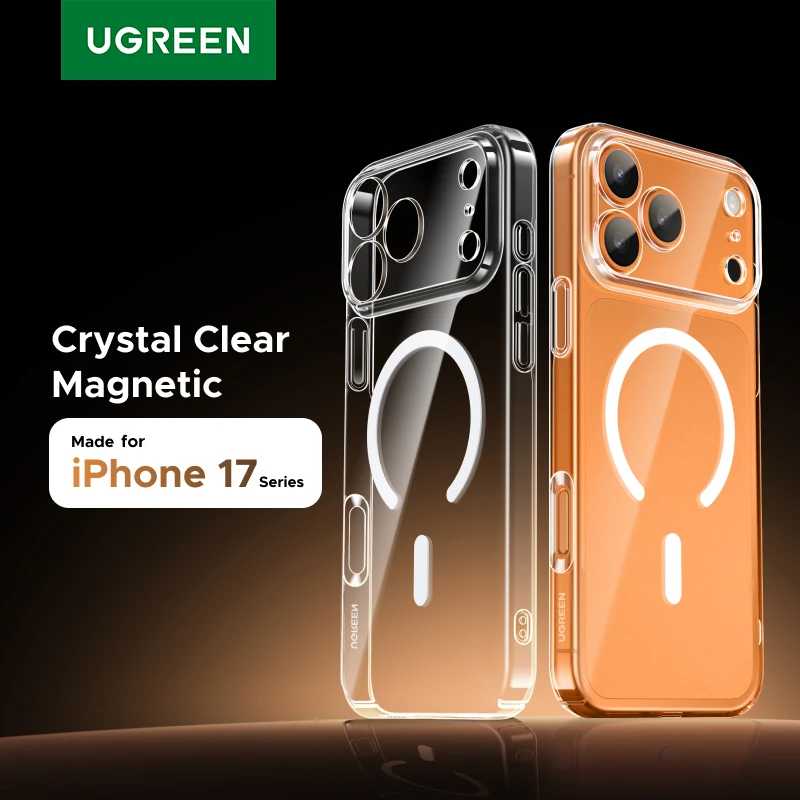 Магнитный чехол UGREEN для iPhone 17 Pro, противоударный чехол для iPhone 17, 16, 15, 14 Pro Air 17 pro max, чехол Magsafe Macsafe Чехлы и чехлы для мобильных телефонов