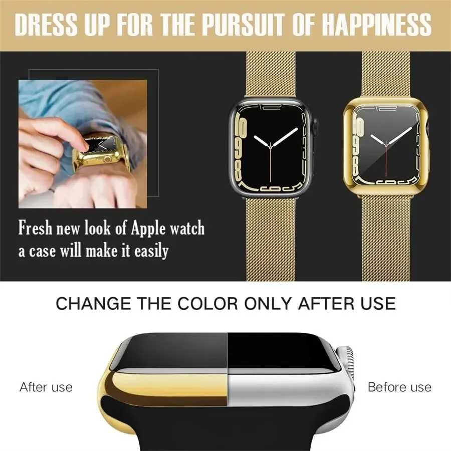 Фотография №4 товара Чехол из ТПУ для Apple Watch, чехол серии 9, 8,