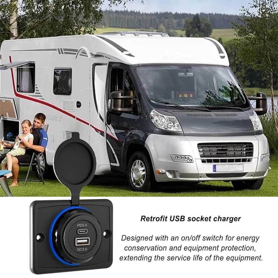 Фотография №4 товара Автомобильное зарядное устройство с двойным USB-разъемом и индикатором, розетка 12