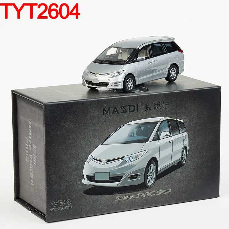 Фотография №4 товара MASSDI сплав 1/64 Estima G5R50 2006 TYT2600/TYT2604/TYT2605 модель автомобиля классический