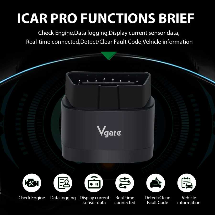 Фотография №1 товара Новый Vgate ICar Pro 2S ELM327 Bluetooth 5.2 для Android/iOS/ПК,