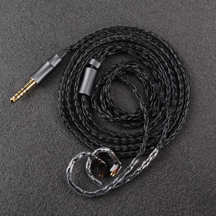 Фотография №3 товара Кабель для обновления IEM, 16-жильный посеребренный кабель для наушников, обновленные
