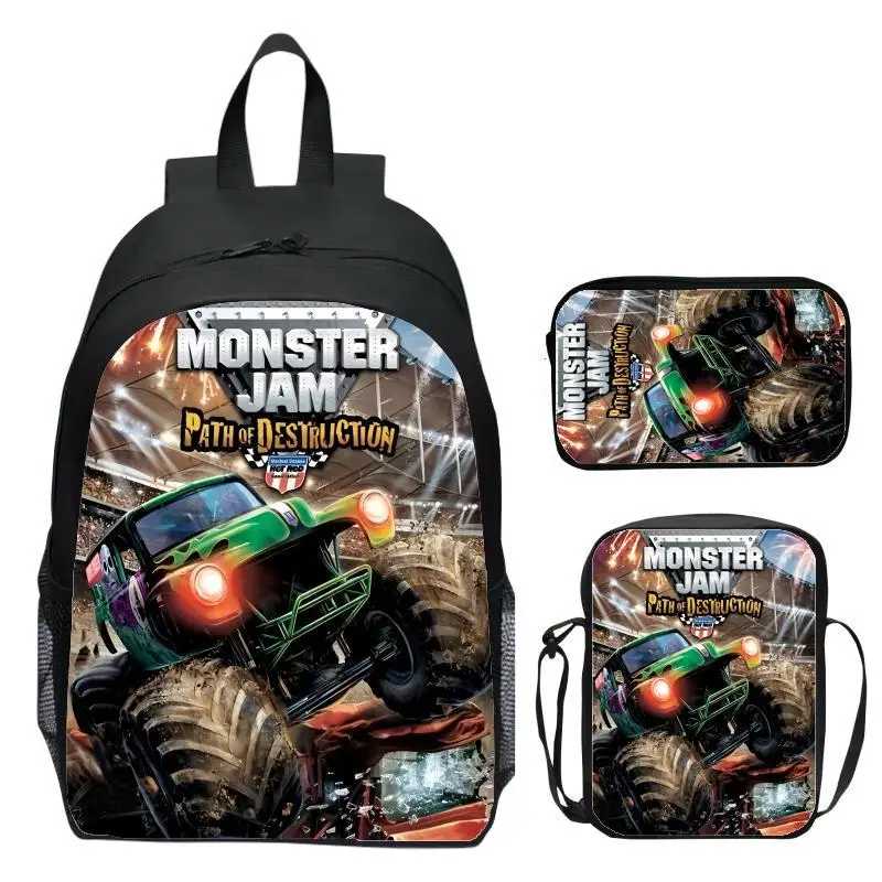 Фотография №5 товара Monster Jam Monster Truck Набор из трех предметов Детский рюкзак