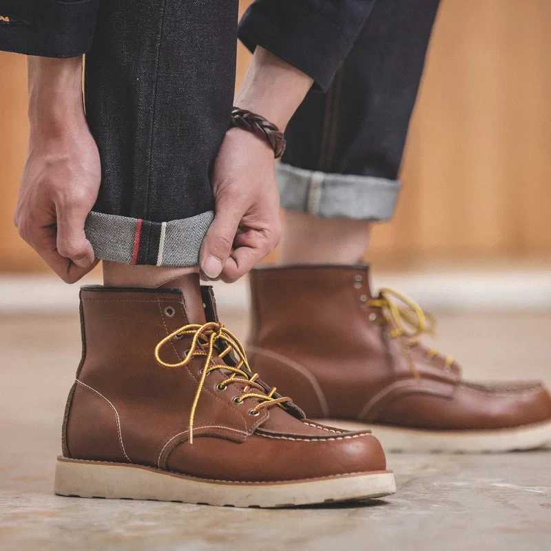 Фотография №3 товара Мужские джинсы Maden Retro 14,5 унций Selvedge Raw Denim с