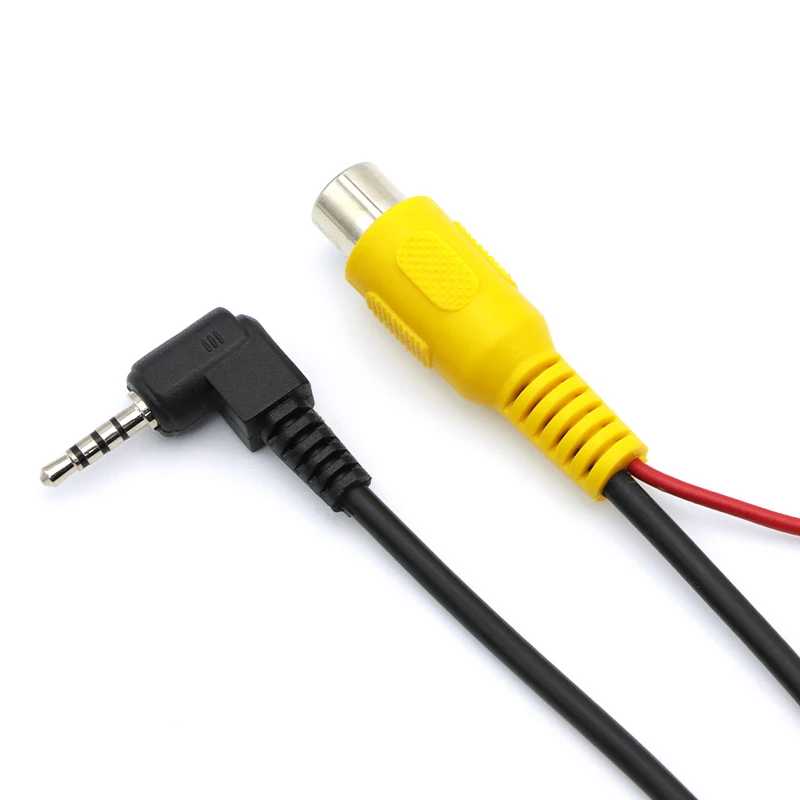 Фотография №2 товара 1-5 шт. видеокабель RCA-адаптер RCA &laquo;мама&raquo; на штекер 2,5 мм,