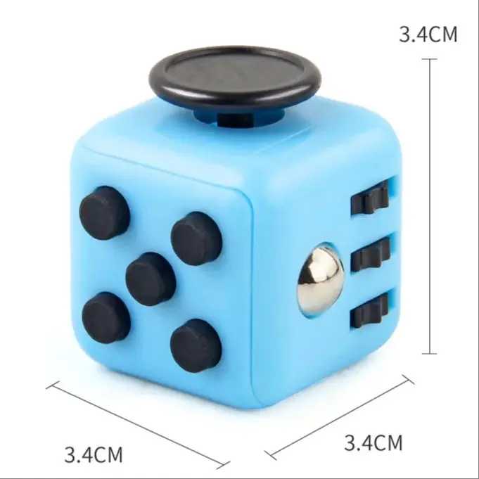 Фотография №5 товара Fidget Cube антистресс ручной спиннер декомпрессионная игрушка для аутизма СДВГ