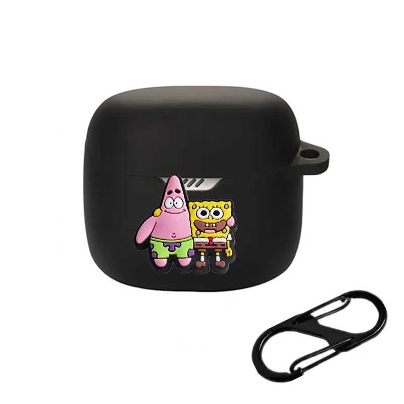 Фотография №1 товара Чехол для наушников Potdemiel SpongeBob для JBL Tune Flex/Flex 2,
