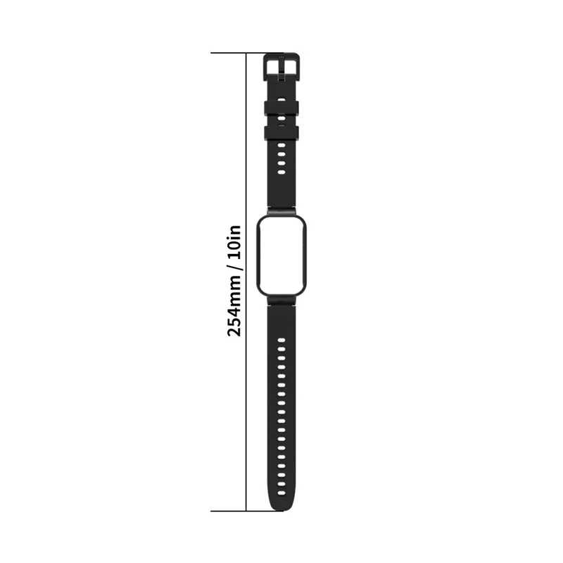 Фотография №5 товара Встроенные силиконовые ремешки + чехол для Xiaomi Smart Band 9