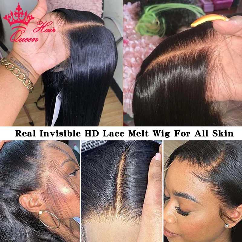 Фотография №3 товара Queen Hair Real HD Lace Wig Raw Human Hair 13x4