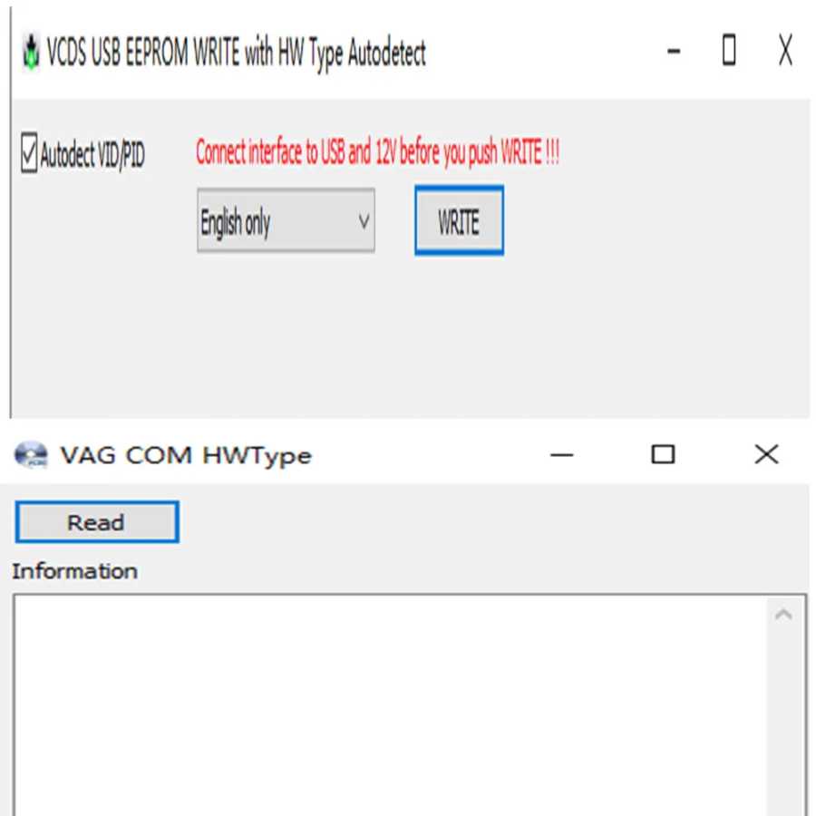 Фотография №1 товара Обновление программного обеспечения VAG COM VCDS OBD2 Scanner HEX V2