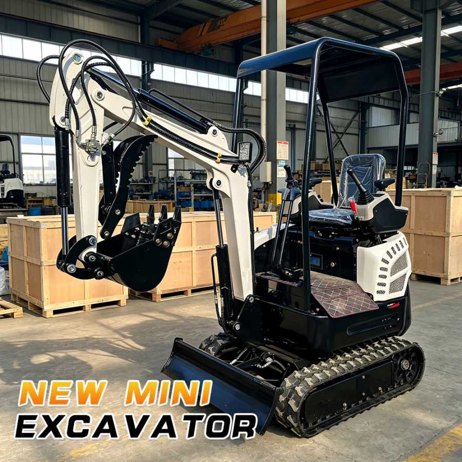 Мини-экскаватор с сертификацией Euro 5 EPA, 0,8-2 тонны, для двигателей Kubota/Yanmar, многофункциональный, полный комплект аксессуаров, бесплатная доставка Строительная техника и аксессуары