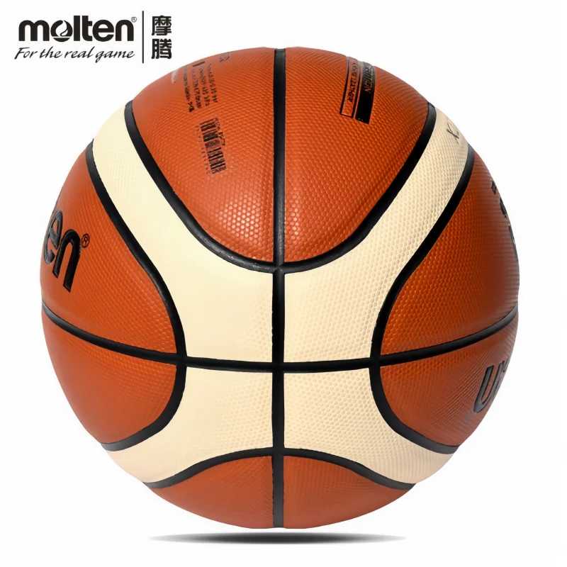 Баскетбольный мяч Molten №. 7 нескользящих износостойких элементов №. 5 №. 6 №. Баскетбольный мяч для тренировок на открытом воздухе для 7 игроков: молодежь, студенты, взрослые Баскетбол（Новый）