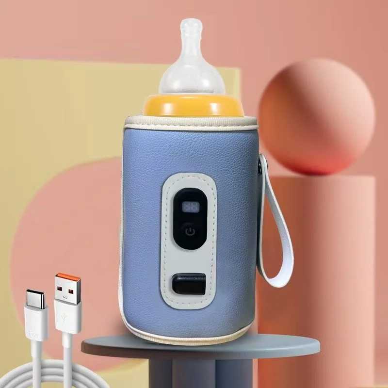 Портативная USB-сумка для подогрева детских бутылочек без BPA, термостатический рукав, универсальный изолированный автомобильный дорожный комплект для ночного кормления для младенцев Ребенок Стерилизация и бытовая техника