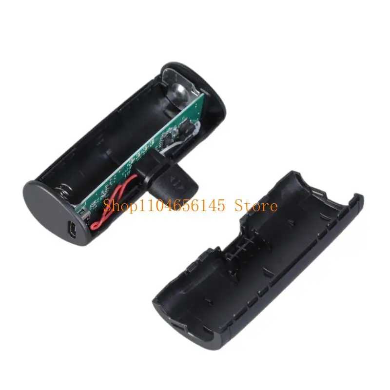 Портативный внешний корпус PowerBank Type-C для 1 аккумулятора 18650, не требует пайки, идеально подходит для DIY-проектов Аксессуары и запчасти