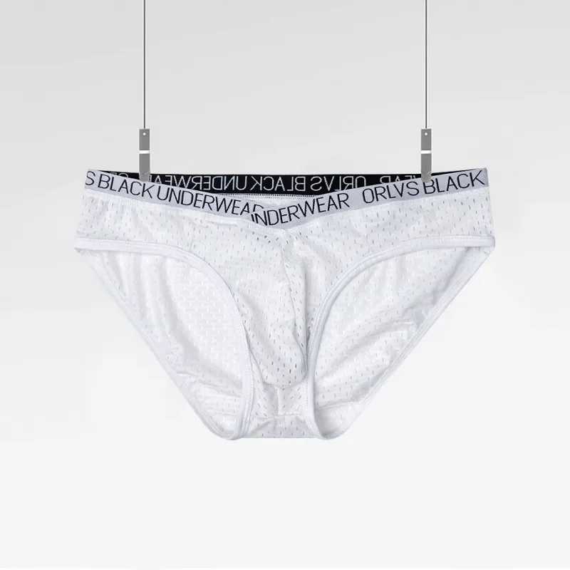 Фотография №2 товара New sports fitness briefs, panties, mesh breathable triangle shorts OR6299