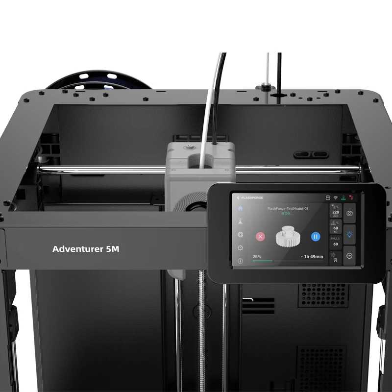 Фотография №5 товара 3D-принтер Flashforge Adventurer 5M Speedy: высокоскоростная печать 600 мм/с, автоматическое