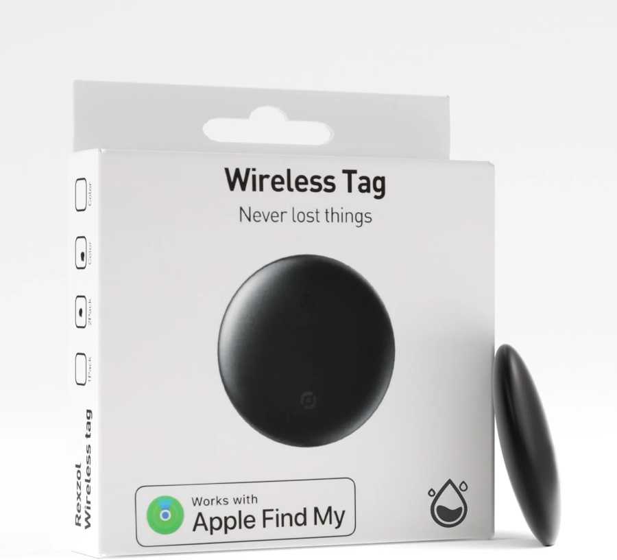 Умный трекер AirTags для поиска вещей, совместимый с приложением Apple Find My (только для iOS), для ключей, багажа и других предметов. Доступ к автоматизации здания