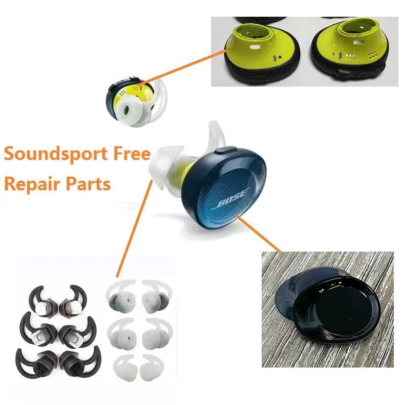Оригинальные запасные части для Bose SoundSport, бесплатные спортивные наушники, водонепроницаемые беспроводные Bluetooth-совместимые наушники, голосовое управление Портативное аудио и видео