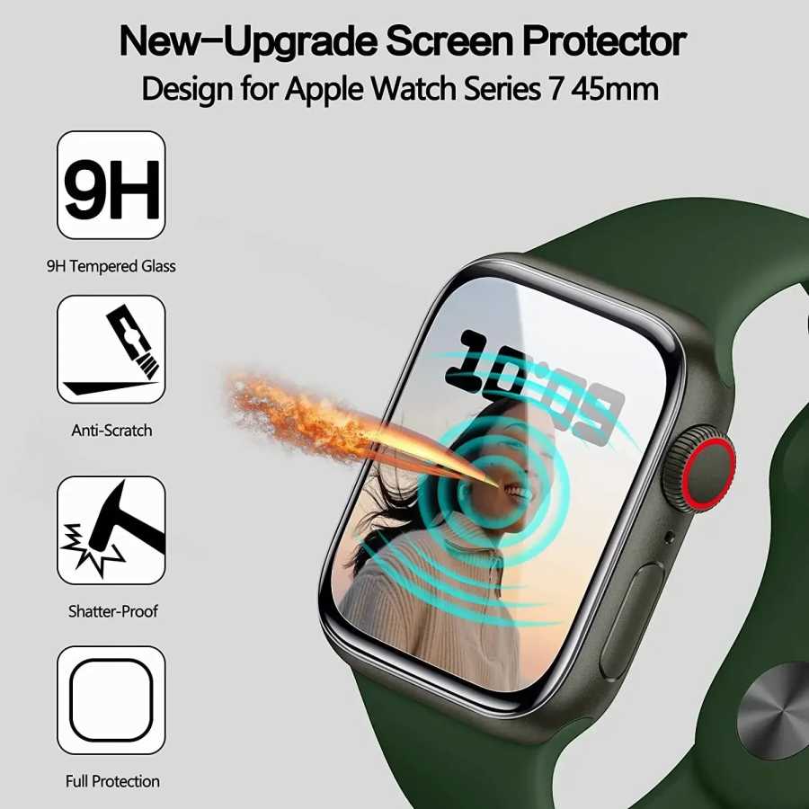 Фотография №5 товара Мягкая гидрогелевая защитная пленка для экрана Apple Watch 11 10