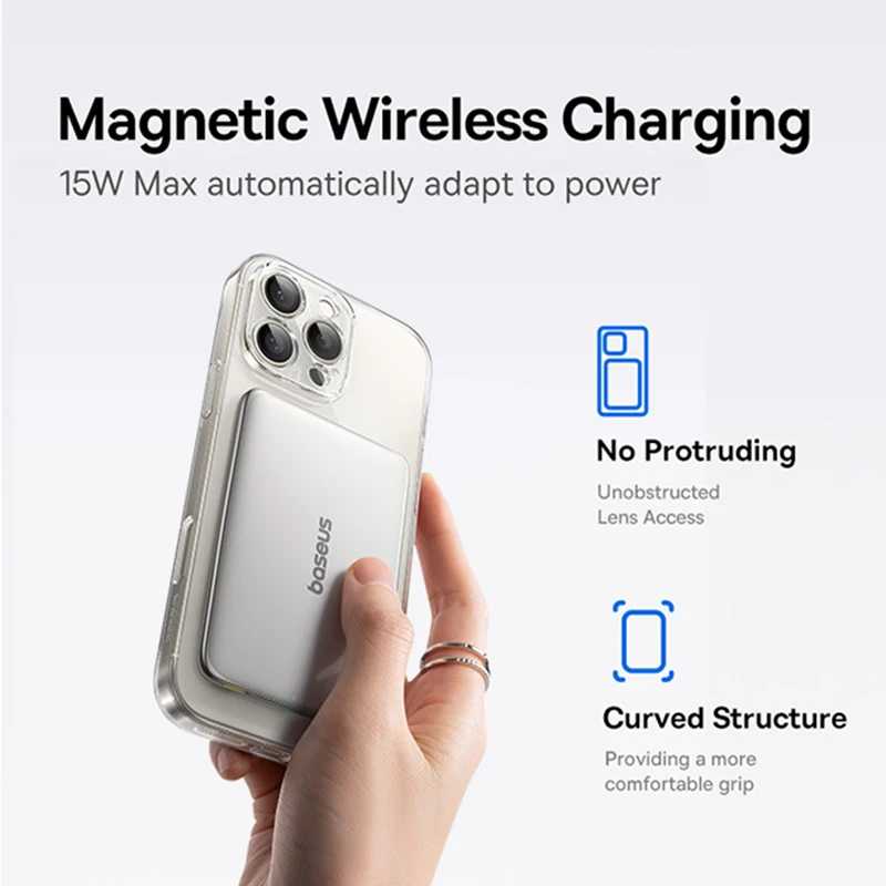 Фотография №1 товара CCC Baseus 10000 мАч Магнитный Power Bank PD 27 Вт,