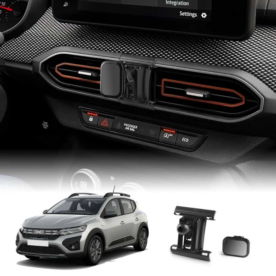 Магнитный держатель для телефона в автомобиль (гравитационный) для Dacia Sandero 3/Sandero Stepway III Jogger 2021-2025, кронштейн для GPS-навигации Аксессуары для салона