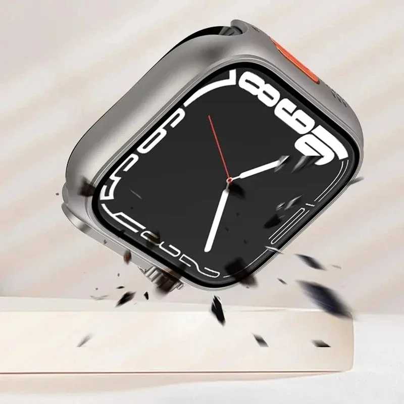 Фотография №3 товара Защитное стекло+чехол для Apple Watch 46 мм, 44 мм, 45