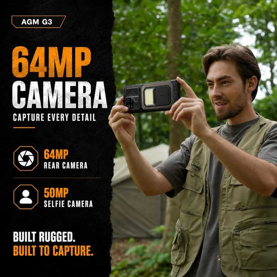 Фотография №1 товара AGM G3 5G Защищенный смартфон 24 ГБ (12+12) 512 ГБ