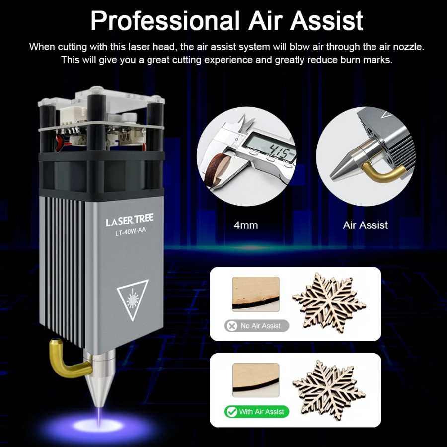 Фотография №1 товара LASER TREE 4 Вт 5 Вт мощный лазерный модуль 450