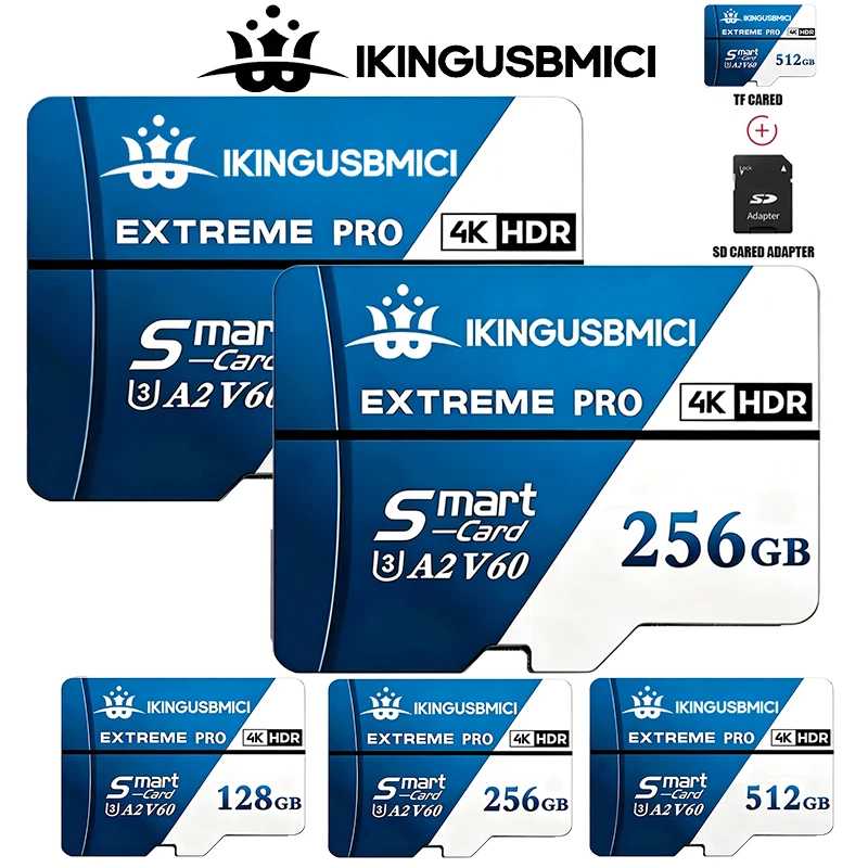 Надежные карты памяти Micro TF SD (TF/SD карты) 256 ГБ, 128 ГБ, 32 ГБ, 512 ГБ для Nintendo Switch, видеорегистраторов, дронов Хранение данных