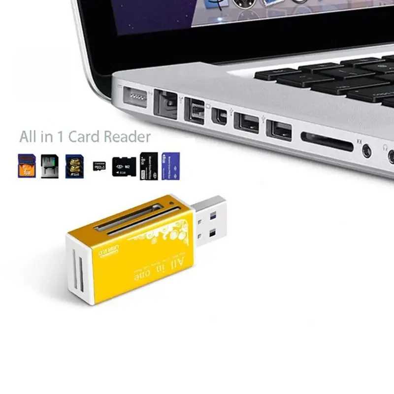 Фотография №2 товара Устройство чтения карт SD 4 в 1 порта USB2.0 TF-карта