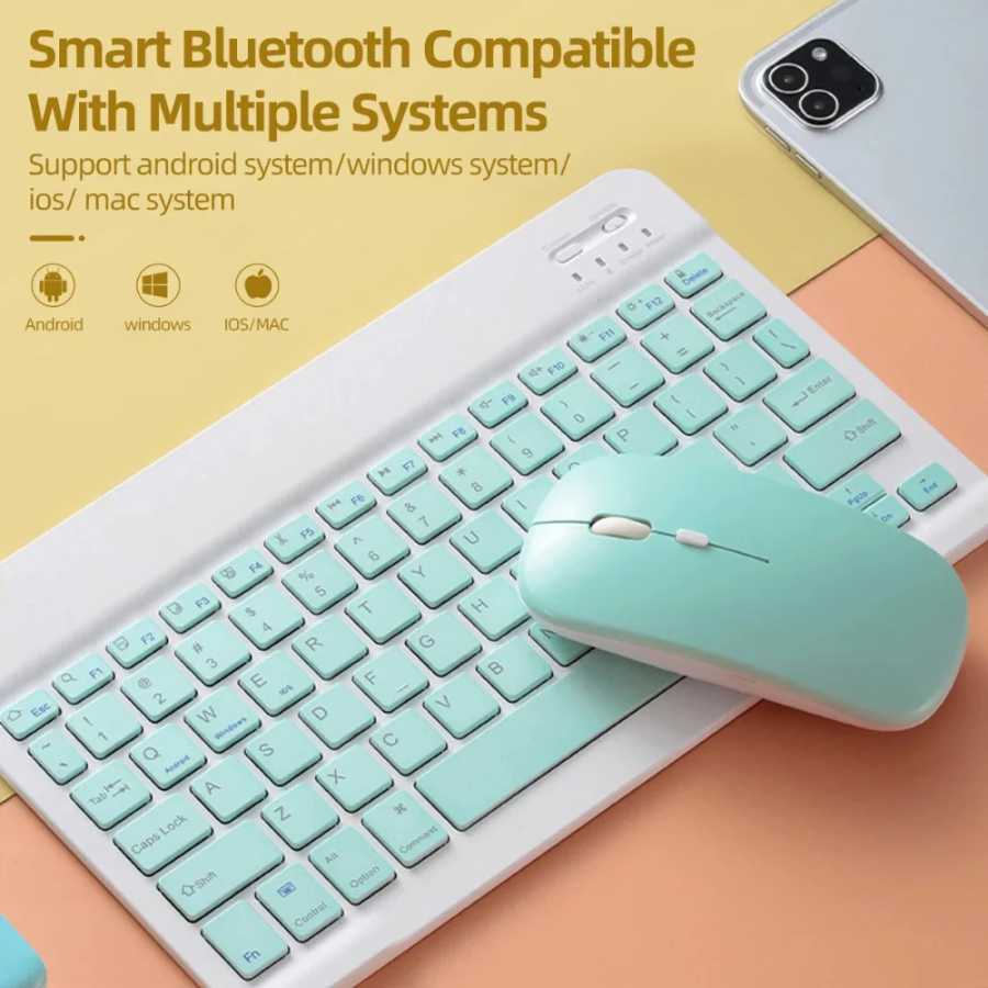 Фотография №4 товара Бесшумная Bluetooth-мышь Marcaron, компьютерная оптическая мышь для ноутбука, беспроводная для