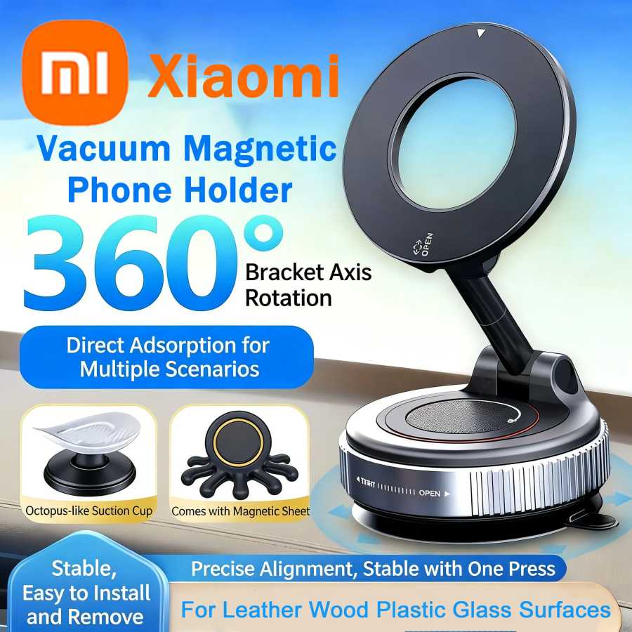 Магнитный держатель для телефона Xiaomi 360&deg; &deg; Регулируемый держатель с мощной присоской, универсальный автомобильный держатель для навигатора Держатели и подставки