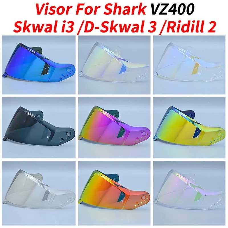 Козырек VZ400 для шлема Shark Skwal i3 D-Skwal 3 Ridill 2, сменные линзы, аксессуары для лобового стекла Capacete D Skwal 3 Мотоцикл оборудования