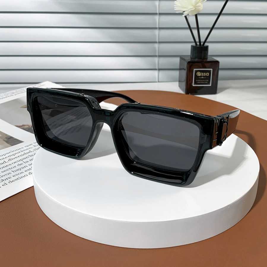 Фотография №3 товара Солнцезащитные очки Ruiao Retro Black Millionaire Shades Luxury 2026 для