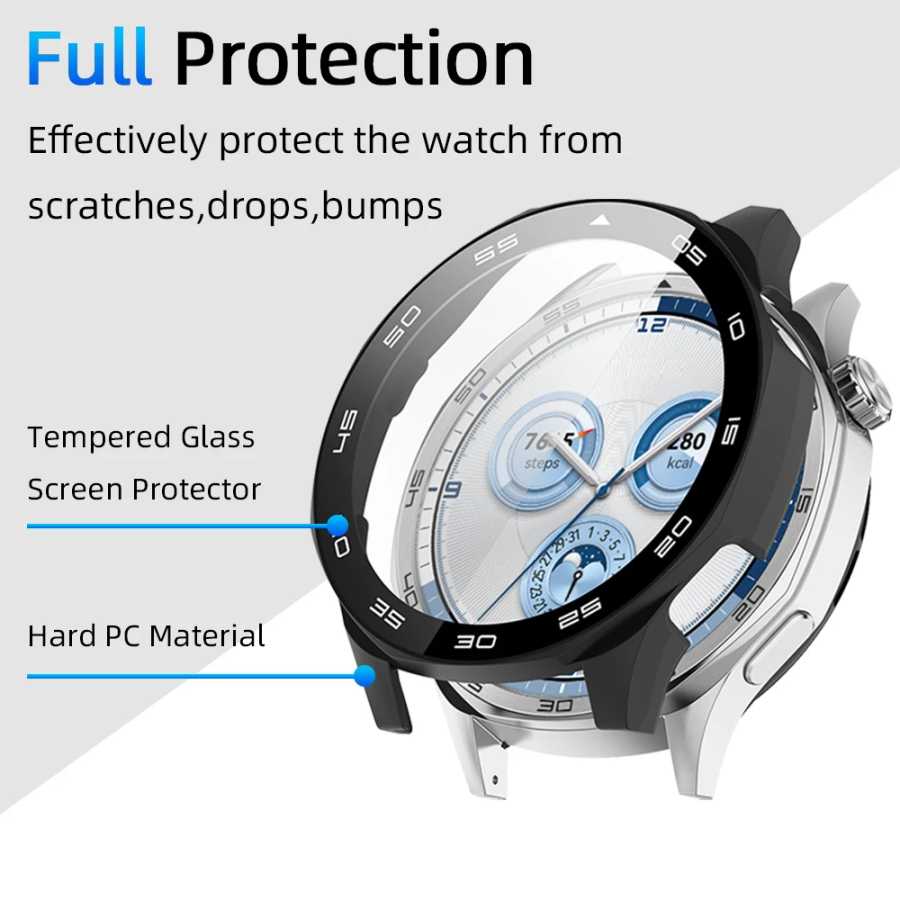 Фотография №1 товара Чехол для Huawei Watch GT 5/GT5 Pro 46 мм, закаленное
