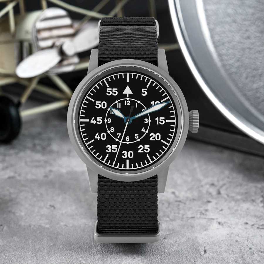 Фотография №2 товара Militaire ML10 Кварцевые часы VH31 Подметание второго механизма 316L пескоструйное