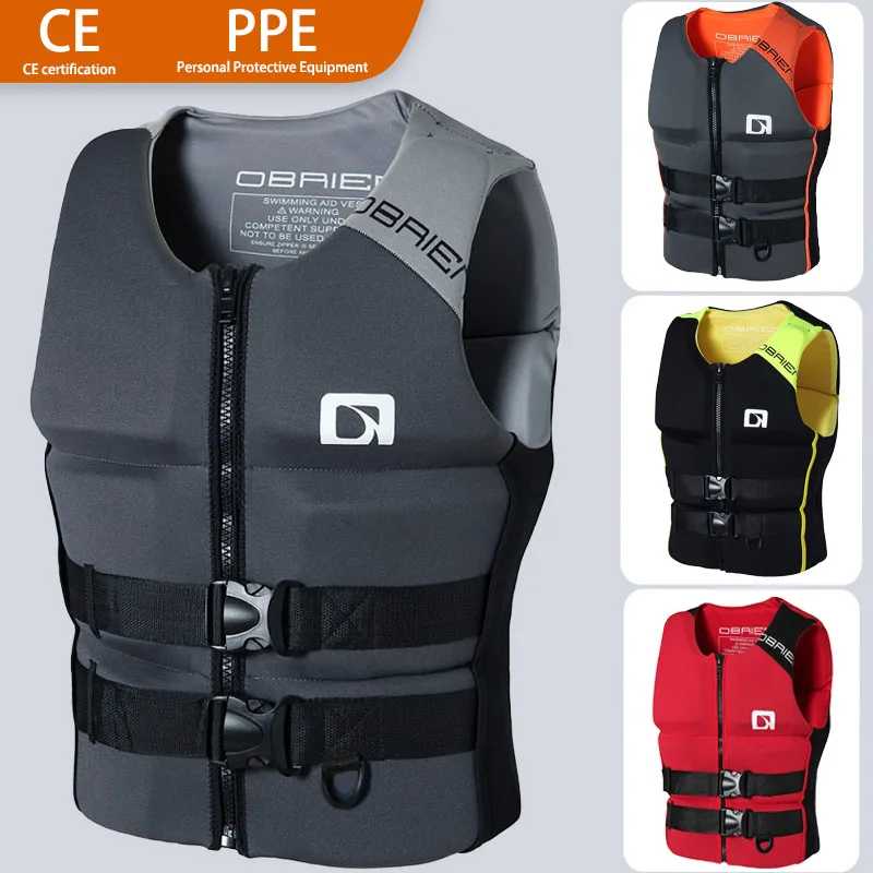 Ударный жилет Wakesurf Comp Vest CE одобренный неопреновый спасательный жилет Wake Surfing, но отлично подходит для всех других водных видов спорта Водные виды спорта