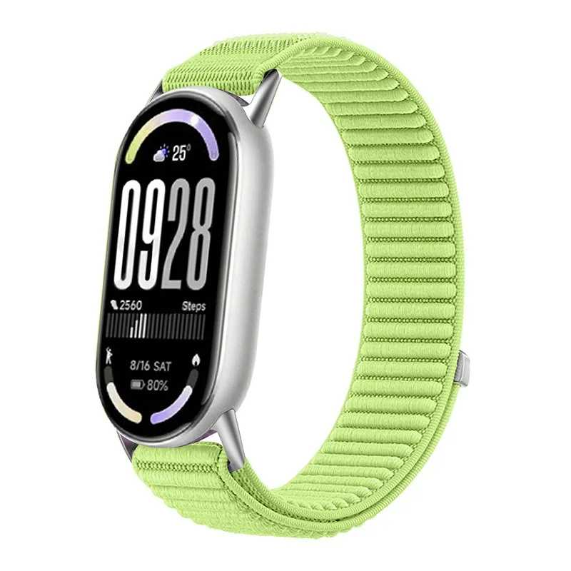 Фотография №5 товара Нейлоновый ремешок для Xiaomi Mi Band 10 9 8, умный